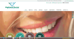 Desktop Screenshot of highlanddental.net